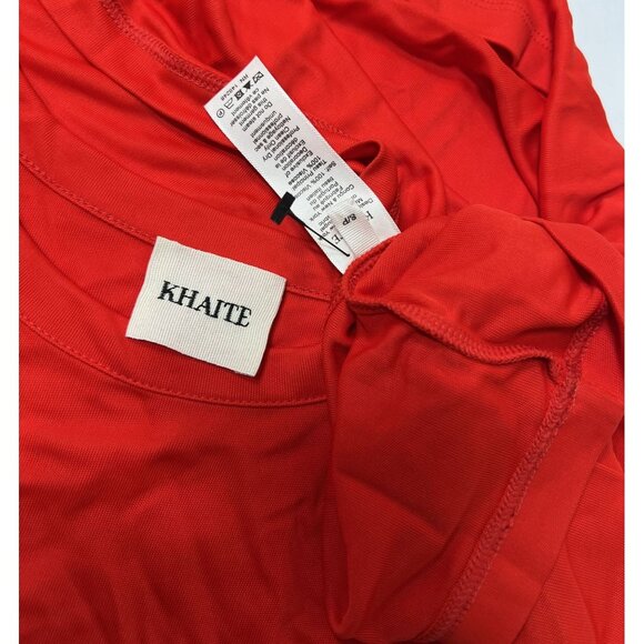 KHAITE The Samson T-Shirt in Fire Red - Picture 5 of 5